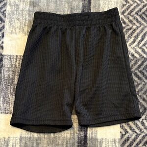 Children's Black Knit Shorts